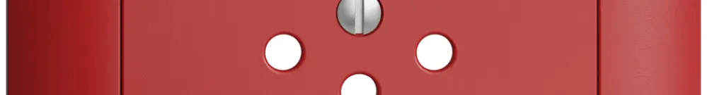 UP-Frontset EDIZIOdue berry 88×88mm 1×T12 