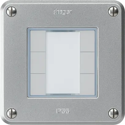 Poussoir ENC robusto A KNX 6× s/e-link aluminium 
