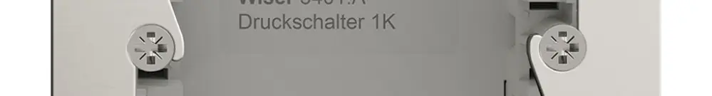 Funktionseinsatz Druckschalter 1K FH Wiser BSM 