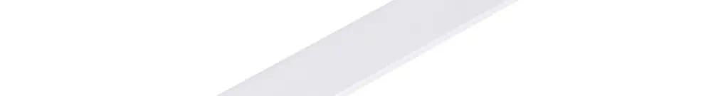 Copertura SLV S-TRACK 1~ 2000×18×7.5mm PC bianco 
