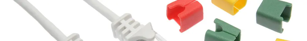 Câble patch RJ45 Ceconet Thin, cat.6A U/UTP, rond, codable, blanc, 2m 