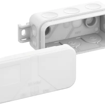 Scatola di derivazione AP 2K-Mini AB-L/w 89×43×38mm, IP55, bianco 