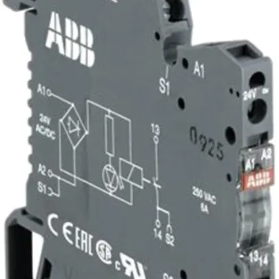 Accoppiatore opto e relè ABB R600 24VAC/DC 1C 