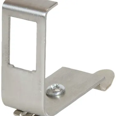 Adattatore per guida DIN VALUE per 1 modulo Keystone lamiera d'acciaio 