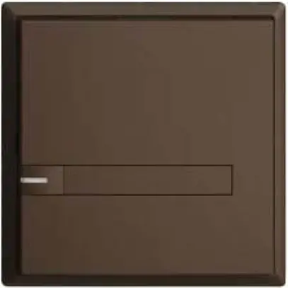 Pulsante KNX RGB EDUE, 250mW, c.LED RGB, c.carta, 1×pulsante, com.1×tasto, cof 