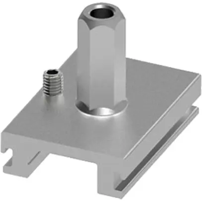 Supporto per sospensione Sylvania Lytespan H 40×29×32mm alluminio argento 