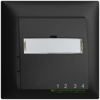 Boîte de raccordement ENC FTTH EDIZIOdue FH 2×LC APC Duplex FMI noir 