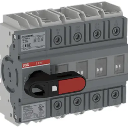 Sezionatore di carico AMD ABB OT160G04KL, 4P 160A/690V, O-I, chiudibile 