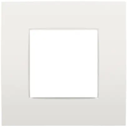 Telaio di copertura Niko Intense 83×83mm bianco 