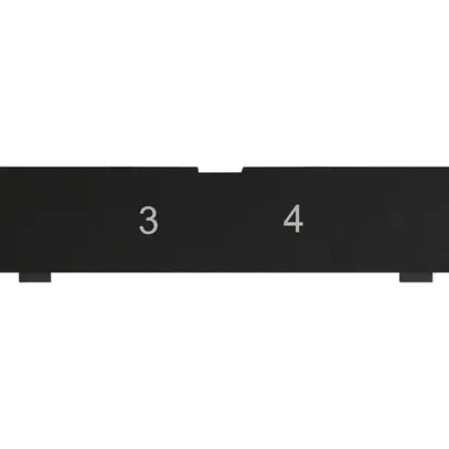 Plaquette indicatrice EDIZIO.liv SNAPFIX® pour sortie oblique no.3-4 no 