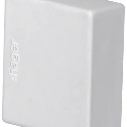 Pezzo finale Hager tehalit.LF 15×15mm grigio IP30 
