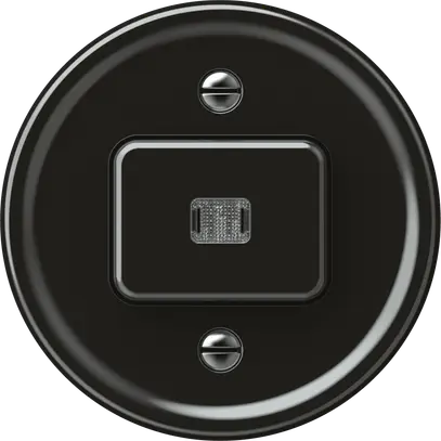 Interruttore a pulsante luminoso origin sch 6 LED 60×60mm nero 