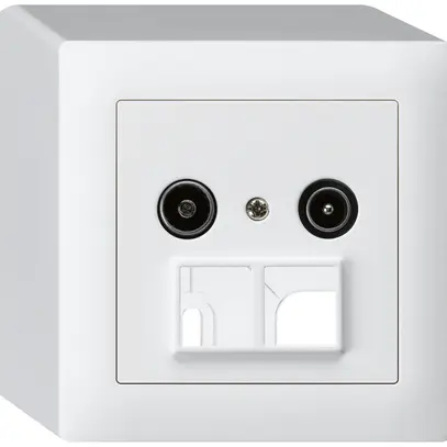 AP-Antennendose R/TV HMS kallysto 19dB weiss 