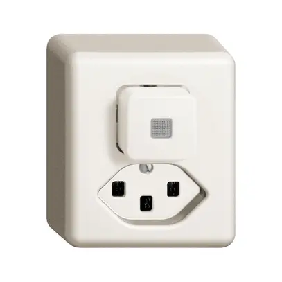 Kit frontal AP FH T23 blanc capot +bouton poussoir avec lent. 