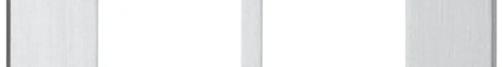 Placca di montaggio Hager FLF 3/5 3×2 alluminio anodizzato 