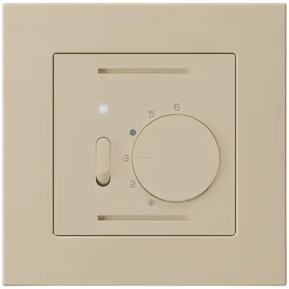 Termostato ambiente INC kallysto.pro beige con interruttore 