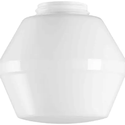 Vetro filettato Roesch rombo filetto 84.5mm Ø200×162mm opale 
