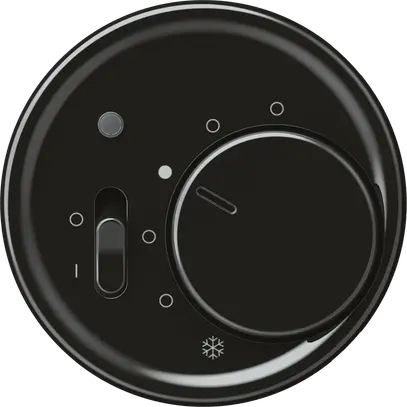 Termostato ambiente origin con interruttore 230VAC 5…30°C 10A nero 