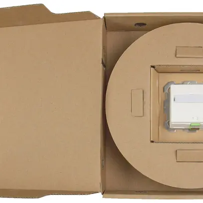 Boîte FTTH ENC EASYNET, G657.A2, F-3000 LC/APC Duplex, 2 fibres, 77×77mm 30m, bc 
