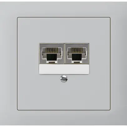 Scatola INS kallysto 2×RJ45s separato CUC grigio chiaro 
