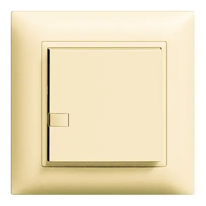 Poussoir ENC ZEP 1c/1t ON-OFF station secondaire EDIZIOdue vanille 