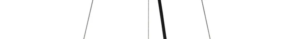 Seilabhängung-Set DOTLUX LUNA/SURFACE Aluminium Ø120×1600×35mm schwarz 