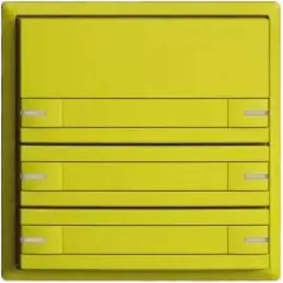 Pulsante KNX RGB EDUE, 250mW, c.LED RGB, c.carta, 6×pulsante, com.1×tasto, lem 