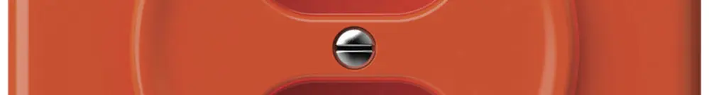 Presa INC origin 2×tipo 23 16A 230V 92×92mm arancione 