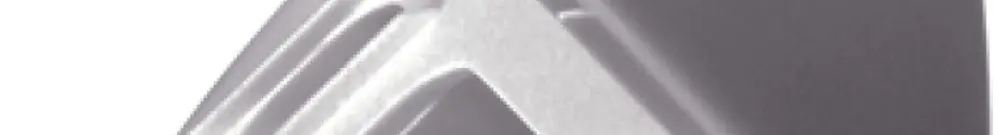 Socle pour angle extérieur Luxomat pour RC-plus next, argent 