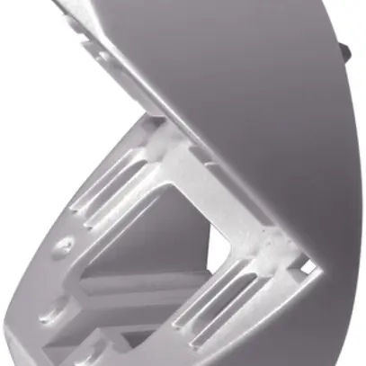 Socle pour angle extérieur Luxomat pour RC-plus next, argent 