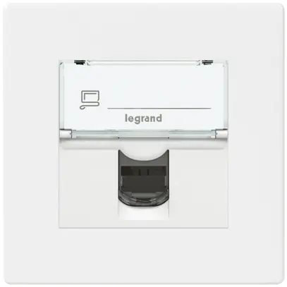 Support d'insertion AP ATO 1×RJ45 blanc pour Keystone 