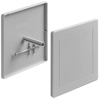 Coperchio ad innesto HSB Weibel 130×130mm Design EDIZIO.liv grigio chiaro 
