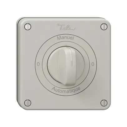 Interrupteur rotatif NUP NEVO, 2/1 L, a.manette, KS, 0-Manuel-0-Automatique, grc 