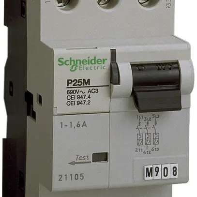 Salvamotore Schneider Electric P25M 3L 1…1.6A 
