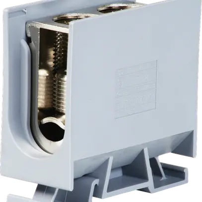 Morsetto di derivazione Woertz 70…120mm² 269A 800V vite 2×1 guida DIN 35mm gr 