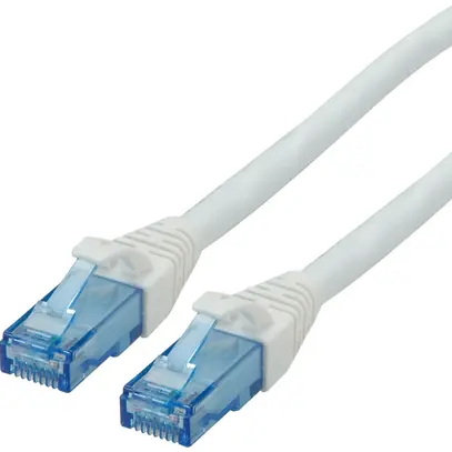 Cavo patch RJ45 ROLINE cat.6A U/UTP AWG26 LSZH bianco 2m 