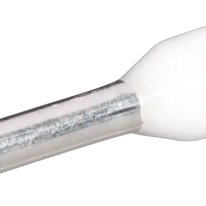 Embout de câble type A isolé 0.75mm²/8mm blanc 