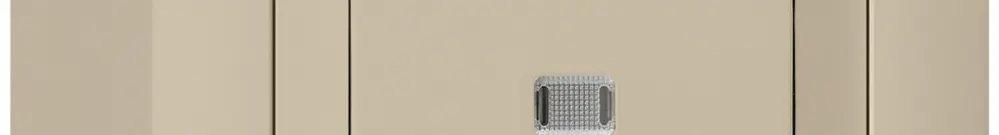Interruttore pulsante luminoso AP kallysto 3/2L beige 