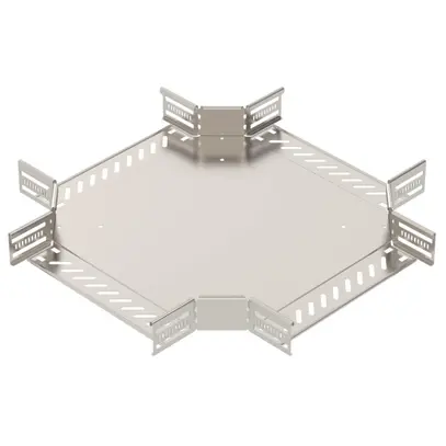 Pezzo a croce BET RK 60×300mm acciaio affinato A4 grezzo 