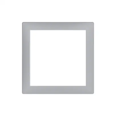 Plaque frontale AP SIDUS 75×75mm alu 
