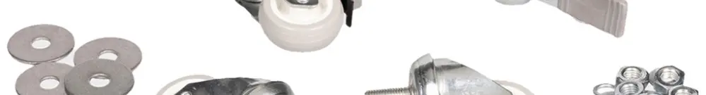 Roulette de transport ROLINE Pro 30×60×30mm aluminium 4 pièces 