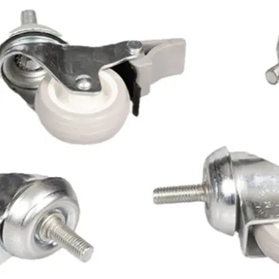 Roulette de transport ROLINE Pro 30×60×30mm aluminium 4 pièces 