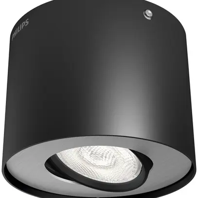 Plafonnier LED PHASE 4.5W 2700K 500lm 40° DIM noir 