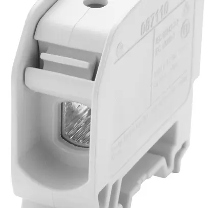 Bloc de distribution Bals RKA 16 1P 76A 1×entrée 1×sortie 1…16mm² gris 