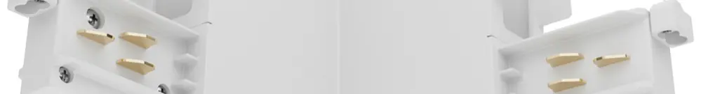 Raccordo a L Sylvania Lytespan H trifase bianco interno 