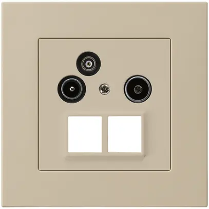 Prise pour antenne ENC R/TV/données kallysto.pro HMS 2GHz 14db beige 