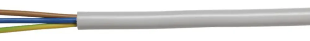 Câble TT 1×4mm² PE (jaune/vert) 0.6/1kV gris Eca Une longueur