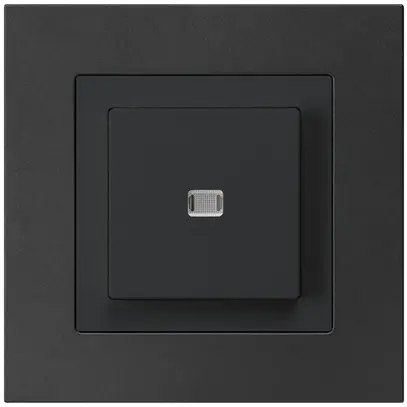 Pulsante luminoso INC kallysto.pro A-R/1P nero 