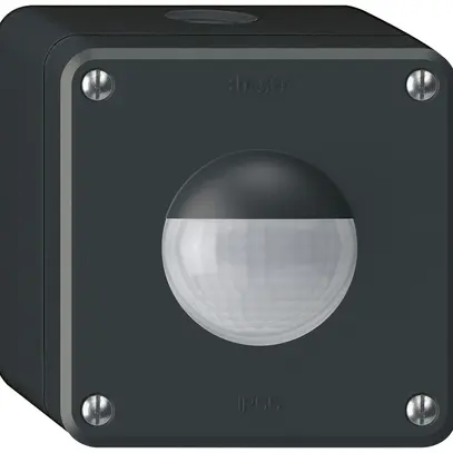 Détecteur de mouvement AP Hager robusto IP55 3 fils noir 