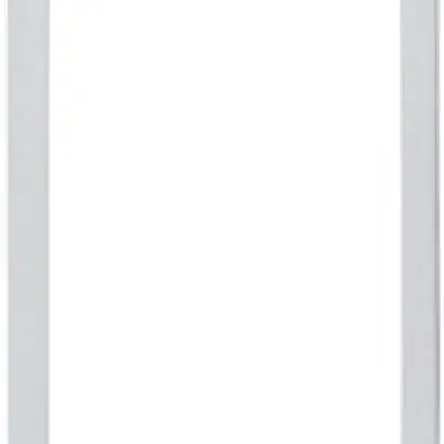 Plaque de fixation Hager FLF 3/5 3×1 aluminium anodisé 